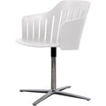 Thumbnail photo of Choice Stol - Aluminium - Indendørs - Spisebordsstol - Frame: Polished Aluminium / Seat: Black - W59 X D53 X H42 Cm