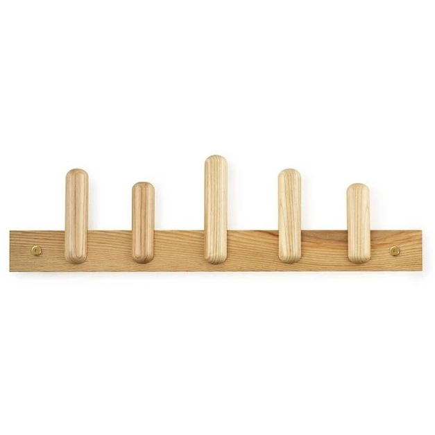 Photo of Play Coat Rack - Hooks - Oak - H17.2 x L60 x D6.3 cm