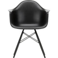 Eames Plastic Armchair Daw - 12 Deep Black - Black Maple - Matstolar - Charles & Ray Eames - Svart - Metall/trä/plast