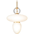 Thumbnail photo of Rizzatto 43 Pendant Opal/satin Brass