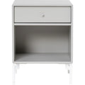 Thumbnail photo of Dream Nightstand - Nordic / Snow Legs - Bedside Table - Grey - Mdf/metal