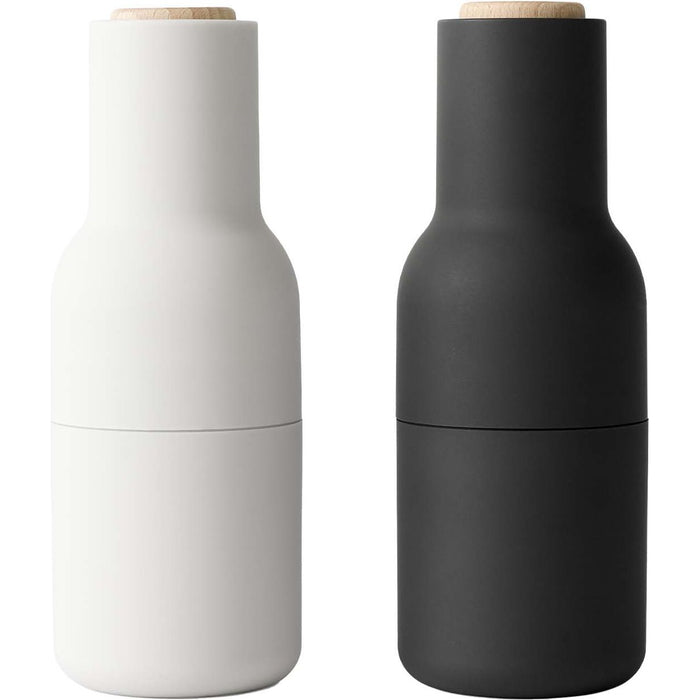 Photo of Bottle Grinder Ash/carbon 2 Plastic, Beech Lid - Norm Architects - Grå