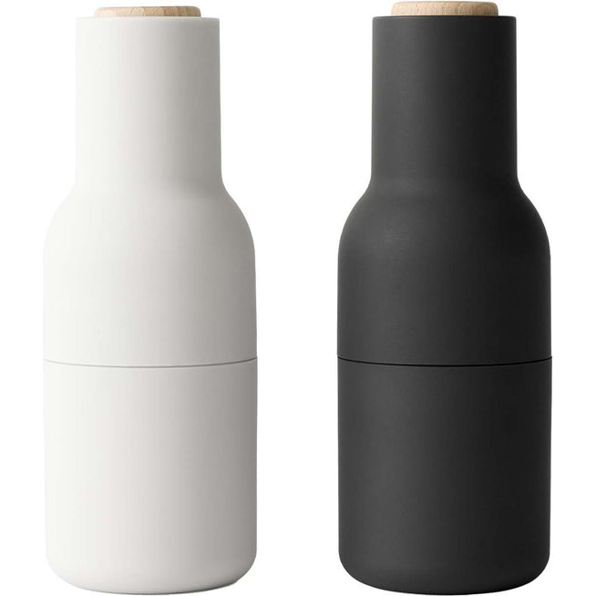 Photo of Bottle Grinder Ash/carbon 2 Plastic, Beech Lid - Norm Architects - Grå