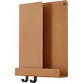 Thumbnail photo of Folded Shelves Xs, Burnt Orange - Vägghyllor - Johan Van Hengel - Svart - Metall