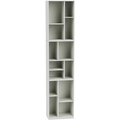 Thumbnail photo of Loom Slim Bookcase, Plinth H3 Cm - Nordic - Bokhyllor - Peter J. Lassen - Grå - Mdf