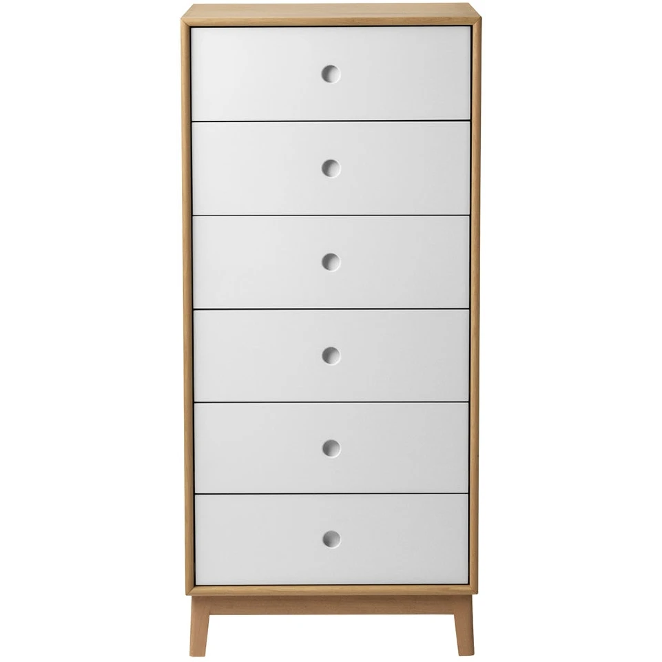 A87 Butler High Chest of Drawers - Oak /