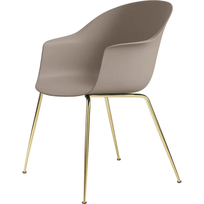 Photo of Bat Dining Chair, Un-Upholstered, Conic Base