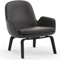 Era Lounge Chair Low Black Oak