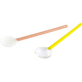 Thumbnail photo of Round Glass Spoon 2-pack Bright Yellow-brown