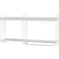 Thumbnail photo of String Wall Rack 75x30, White, 2-pack - Shelving - Nils Strinning - White - Metal