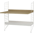 Thumbnail photo of String Floorboard 85, White, 2-pack - Shelving - Nils Strinning - White - Metal