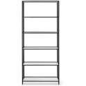 Haze Bookcase - Reeded Glas
