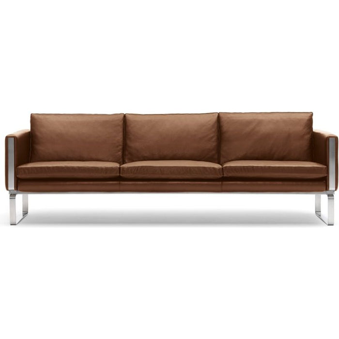 Photo of CH103 Sofa 3 Seater Sif 92 Leather-Stainless Steel