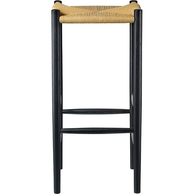 Photo of J164B High Bar Stool from Fdb Møbler (Black Lacquered Oak)