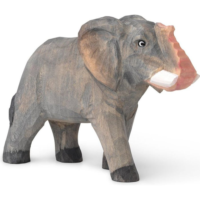 Photo of Animal Hand-carved - Legetøj - Elephant - B5 X H11,5 X D15 Cm