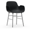 Form Armchair Chromed Legs