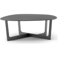Insula Table 5191 By Ernst & Jensen - Sofabord - Black Lacquered Aluminium - W98 X D95 X H34 Cm
