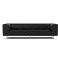 Thumbnail photo of 4511 Delphi 3. Pers sofa L: 240 cm - Cognac 370/brushed aluminium