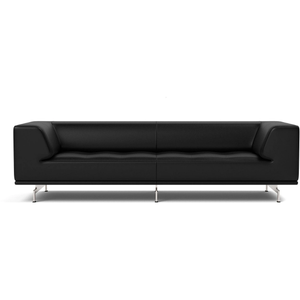 Photo of 4511 Delphi 3. Pers sofa L: 240 cm - Cognac 370/brushed aluminium