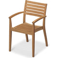 Thumbnail photo of Ballare - Outdoor dining chairs - Jakob Berg - Brown - Wood