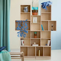 Thumbnail photo of B98 Bookcase 54x72 cm - lacquered oak