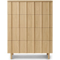 Thumbnail photo of Rib Dresser W. 4 Drawers Oak - Dressers - Wood