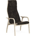 Lamino Arm Chair White Pigmented Oak/Sheep Skin