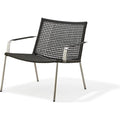 Straw Anthracite - Outdoor armchairs - Foersom & Hiort-lorenzen Mdd - Natural material/metal
