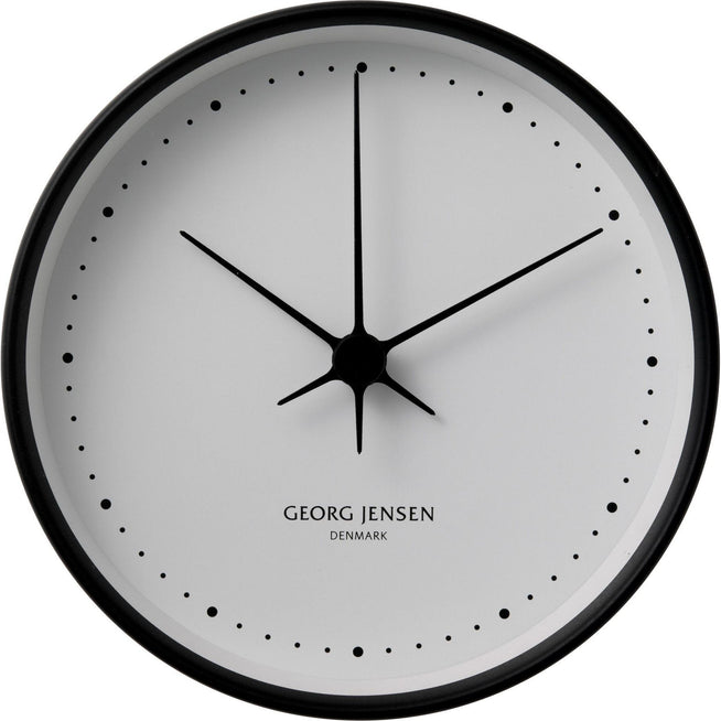 Photo of Hk Clock Ø22 cm Black & White - Clocks - Henning Leash - Black