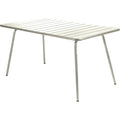 Thumbnail photo of Luxembourg Table 207 X 100, Clay Grey - Outdoor Dining Table - Frédéric Sofia - Green,Grey - Metal