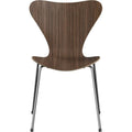 Thumbnail photo of 3107 Sjuan - Walnut veneer - Dining chairs - Arne Jacobsen - Wood-coloured - Metal/wood