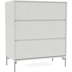 Photo of Carry Dresser - Nordic / Matt Chrome Legs - Dressers - Peter J. Lassen - Grey - Wood