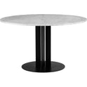 Scala Table H75 Cm - Marble - Spisebord - Sort - H: 75 X Ø: