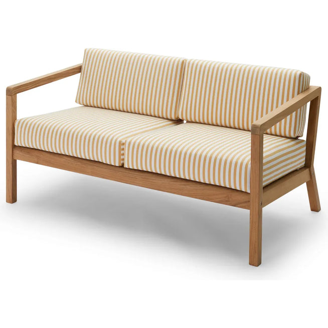 Photo of Virkelyst Sofa, Teak, Fossflakes Padding, Outdoor Textile /