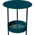 Salsa Pedestal Table, Acapulco Blue - Small Table & Side Table Outdoor - Goula / Figuera - Blue - Metal