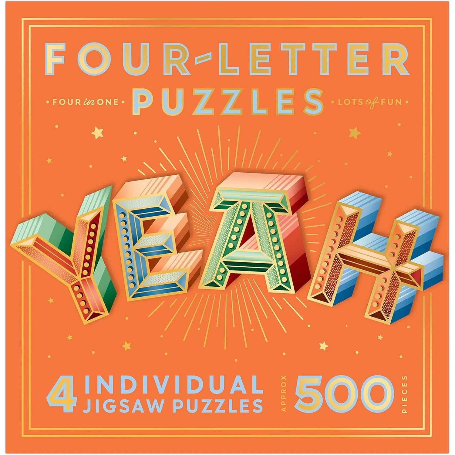 Knock Knock Yeah Four-Letter Puzzle