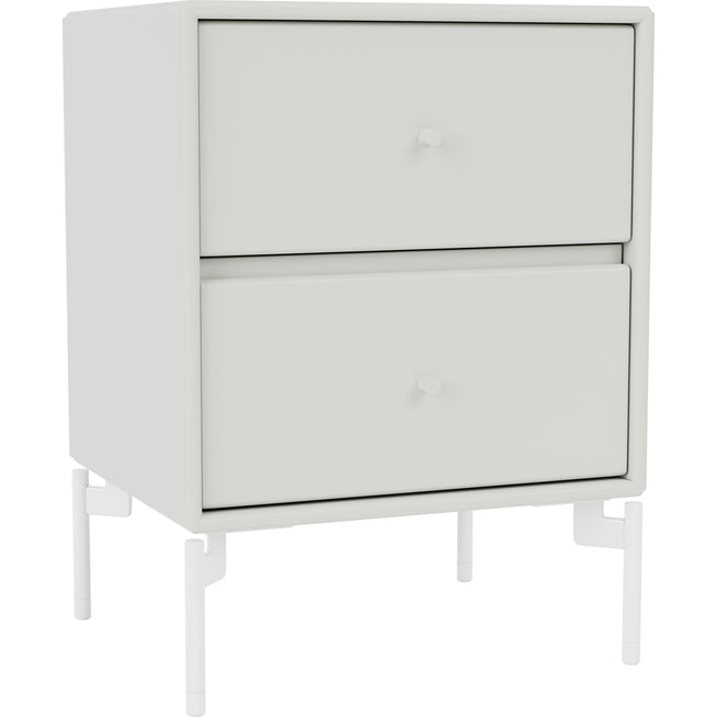Photo of Drift Drawer Module - Nordic / Snow Legs - Bedside Table - Peter J. Lassen - Grey - Mdf