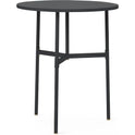 Union Table - Round - Dining Table - Black - Ø80 - Ø: 80 x H: