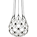 Thumbnail photo of Mesh D86 Ø55 cm - Chandeliers - Francisco Gomez Paz,Paolo Rizzatto - Black