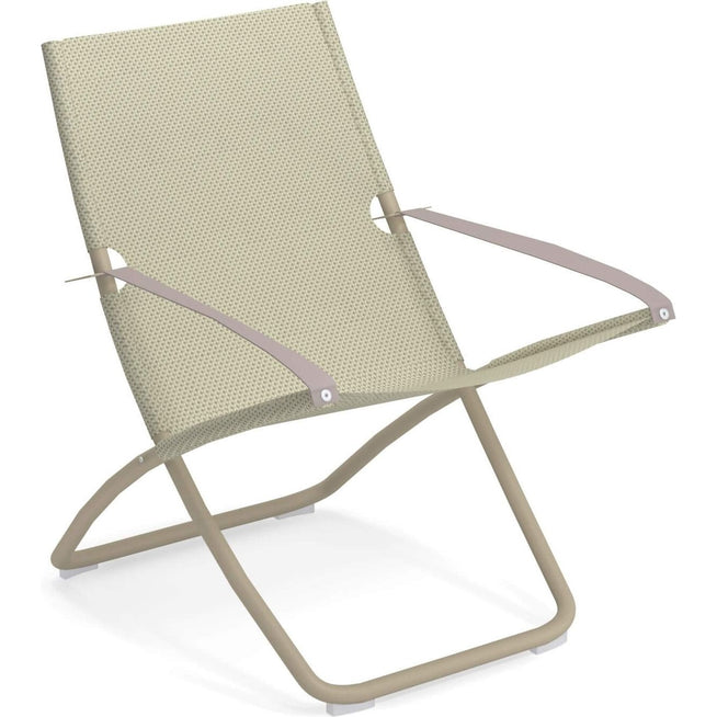 Photo of Snooze Deck Chair Dove Grey 300/45 - Sun loungers & loungers - Metal