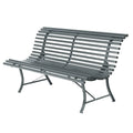 Thumbnail photo of Louisiane Bench 150 cm, Storm Grey - Garden benches - Grey - Metal