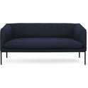 Turn Sofa / 2-seater - 2 Personers Sofa - Black - Fiord - Dark
