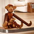 Thumbnail photo of Wooden Monkey Small 20 cm