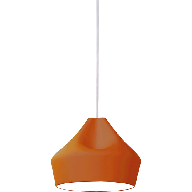 Photo of Pleat Box 24 E14 - Terracotta - White - Pendant Lamps