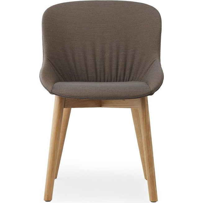 Photo of Hyg Comfort Chair Full Upholstery - Dining Chair - Base: Oak / Steelcut Trio 376 - H84 X L54 X D55,5 X Sh46 Cm