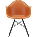 Eames Plastic Armchair Daw - 43 Rusty Orange - Black Maple - Matstolar - Charles & Ray Eames - Orange - Metall/trä/plast