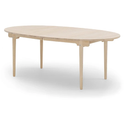 Ch338 dining table from Carl Hansen & Søn (beech, soap, pull-out for