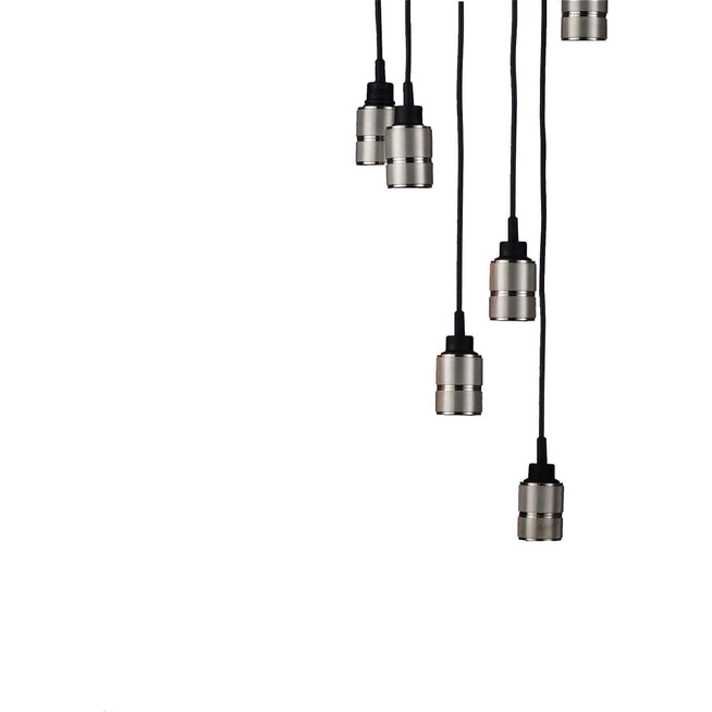 Photo of Buster + Punch - Hooked Pendant 6.0 Nude / Steel - 2m - Pendellampor - Massimo Buster Minale - Svart