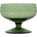 Thumbnail photo of Vintage Dessert Dishes Green Set of 6 Pieces