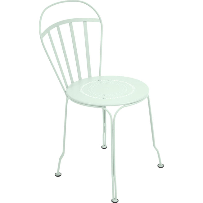 Photo of Louvre Chair Ice Mint A7 - Outdoor dining chairs - Blue - Metal
